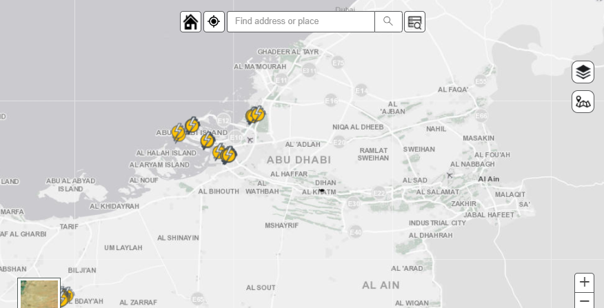 The outage map